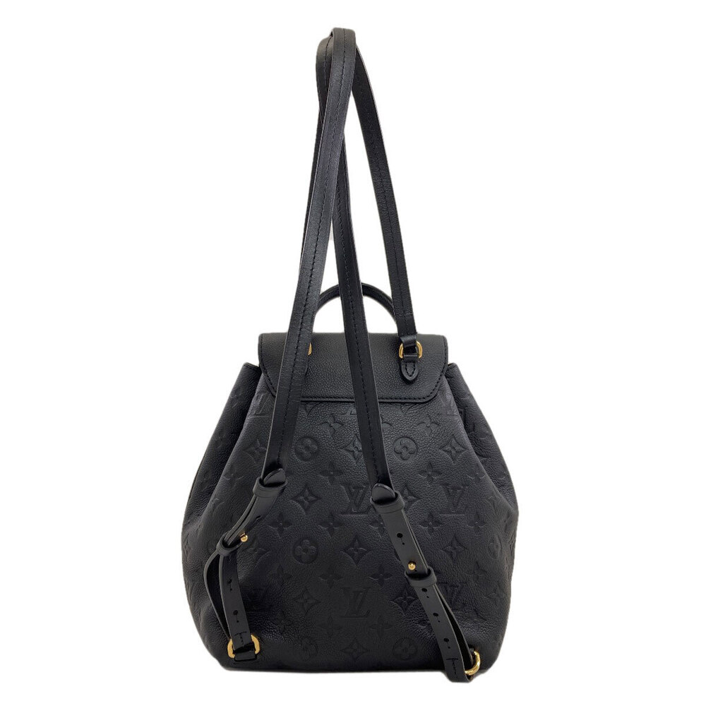 Louis Vuitton Montsouris Backpack Rucksack Daypack Empreinte Leather Black